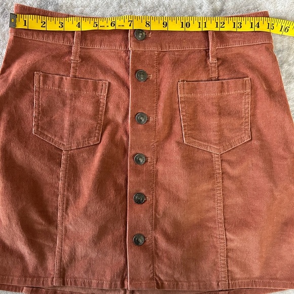 Aerie Corduroy Button Down Mini Skirt NWT - Picture 5 of 7